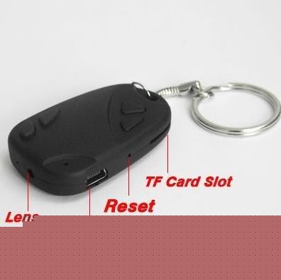 30FPS Mini SPY Hidden Car Key Micro Camera DVR 720*480