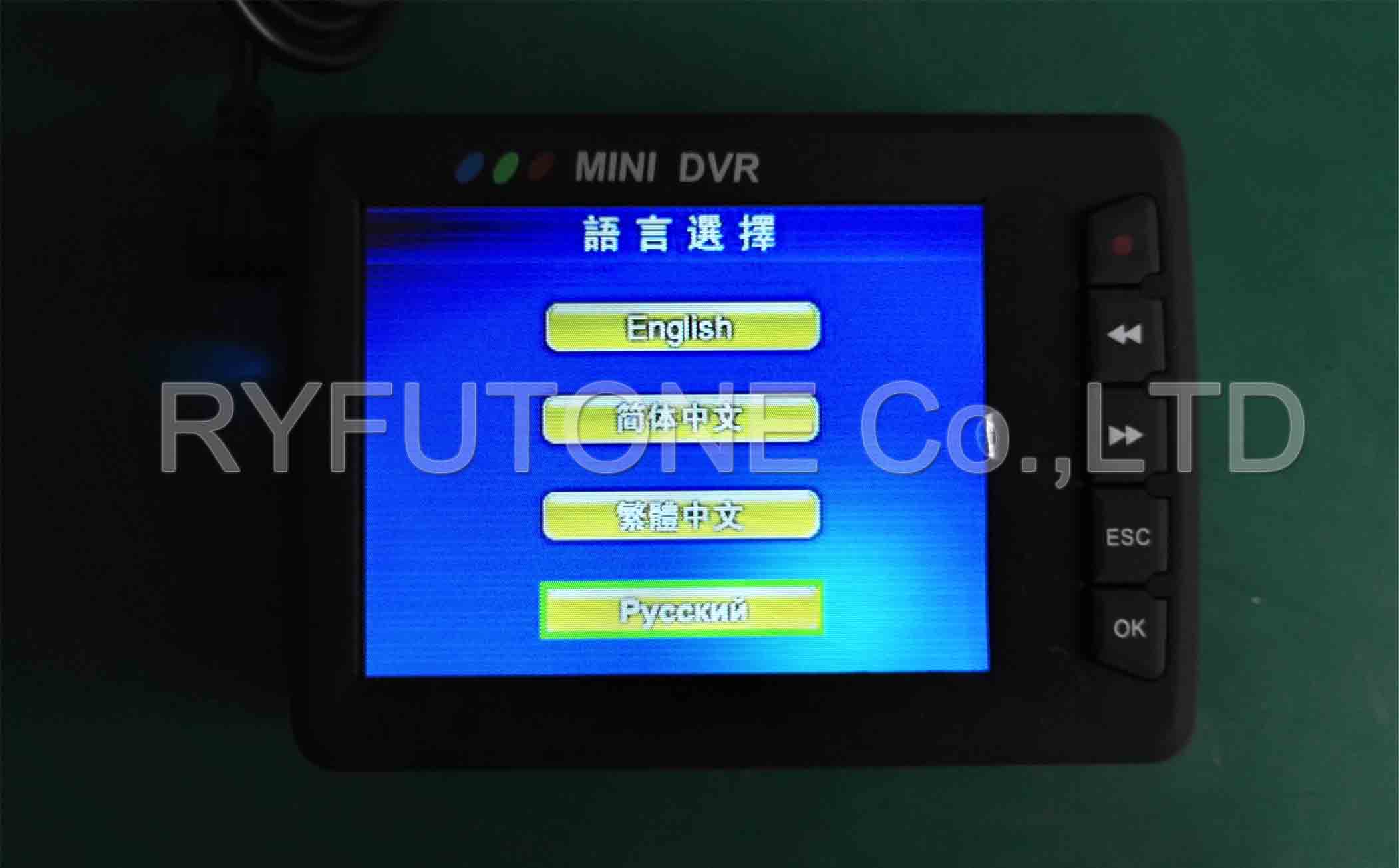 2.5 inch TFT LCD screen portable mini HD DVR recorder police body camera with remote control