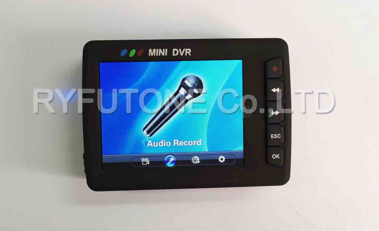 2.5 inch TFT LCD screen portable mini HD DVR recorder police body camera with remote control